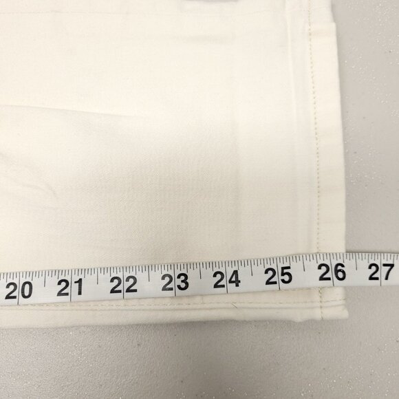 a.n.a Womens Distressed Mid Rise Skinny Boyfriend Jeans Size 10 Ivory - Picture 7 of 13